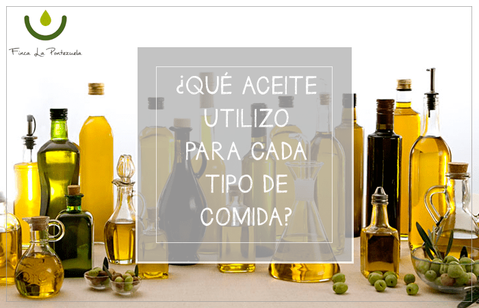 variedades de aceite de oliva y comida