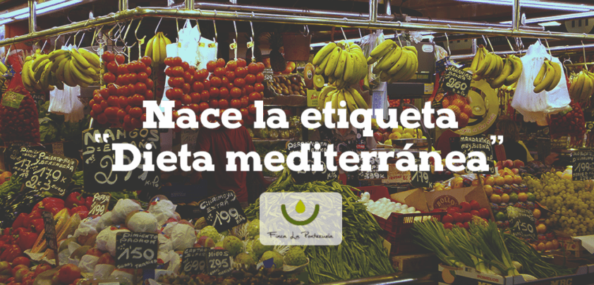 etiqueta "dieta mediterránea"para restaurantes.