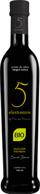 5 elementos arbequina BIO 500 ml