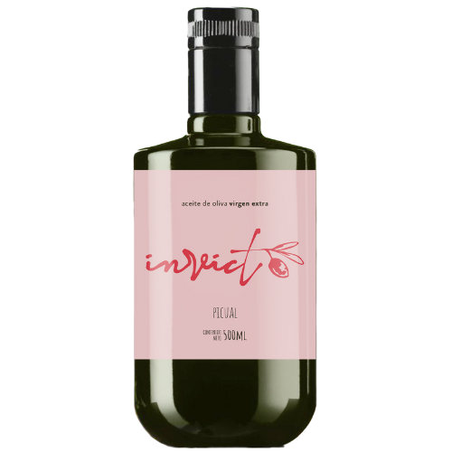 5 Elementos Invicto 500ml - Aceite de Oliva Virgen Extra - Botella de aceite solidaria con ASEM CLM