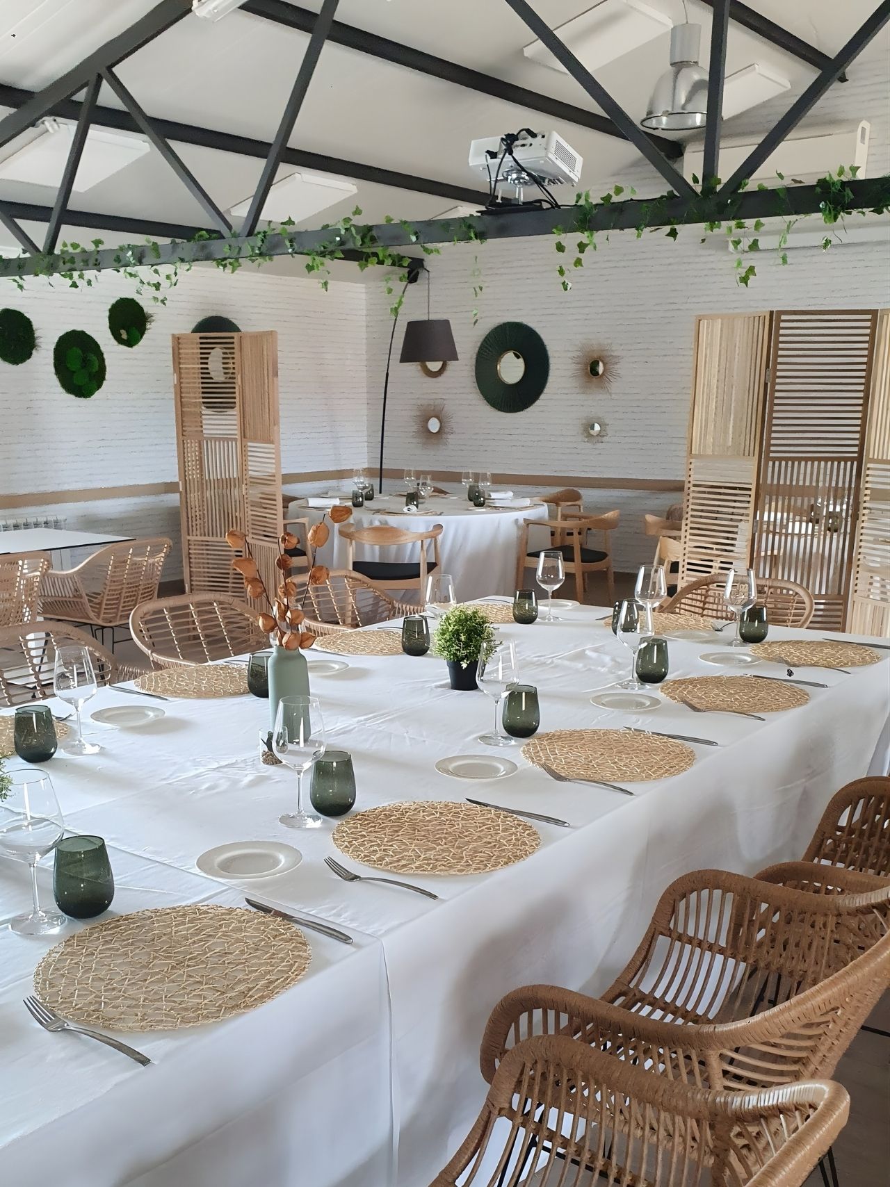Mesa gastronómica de Finca La Pontezuela