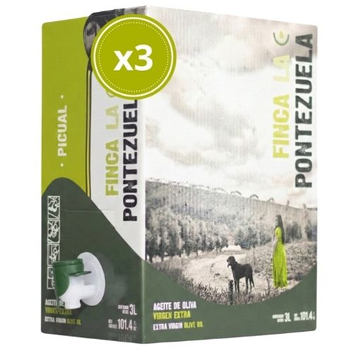 Bag in Box 3L de Aceite de Oliva Virgen Extra Picual - Finca La Pontezuela